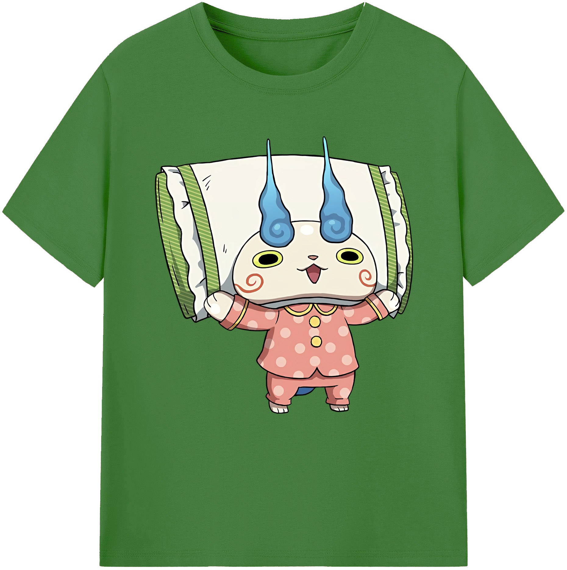 （画像用） 妖怪ウォッチ Yo-kai Watch レディースカジュアルプリントTシャツ（綿100％）